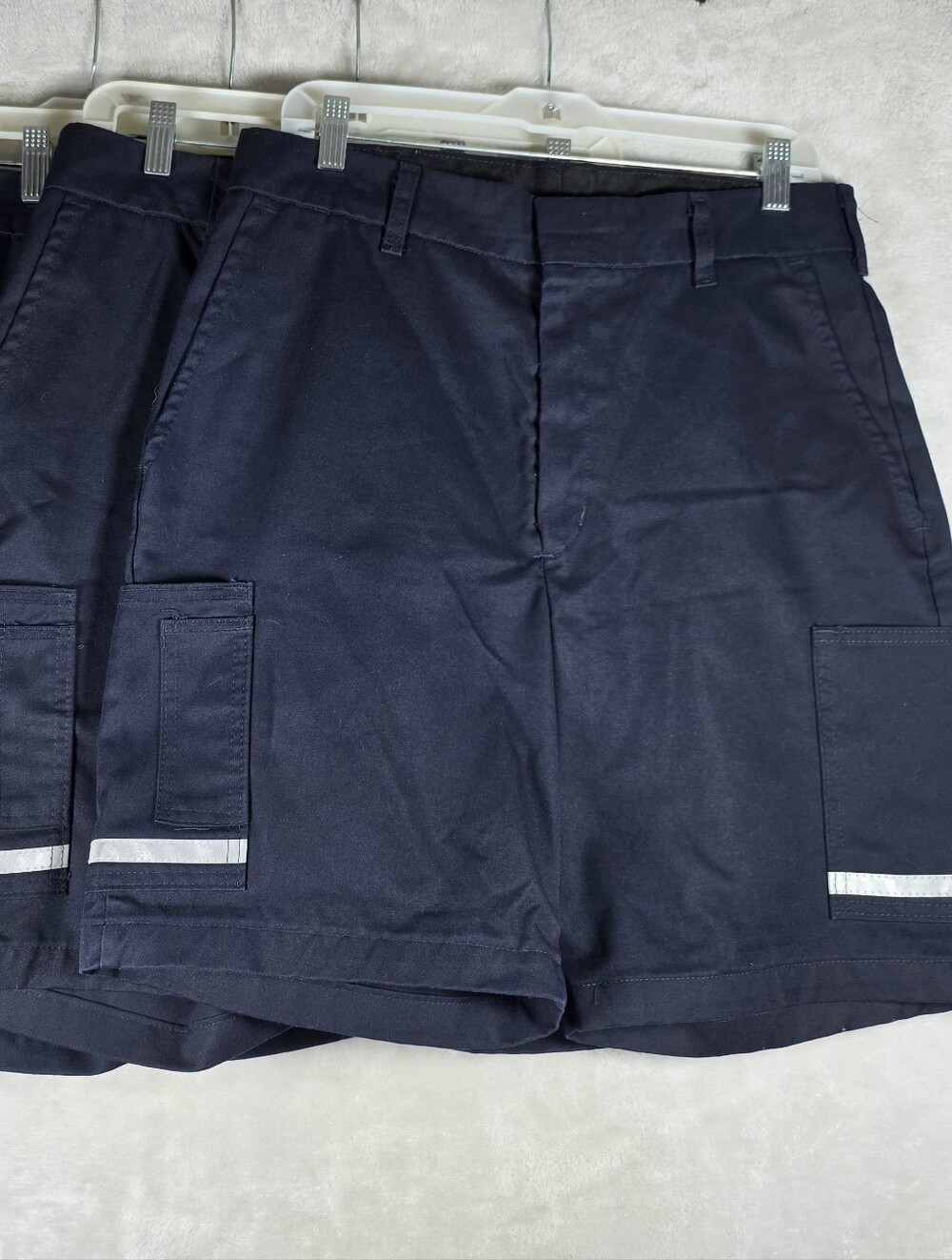 Fedex Stan Herman 34R-095 Shorts Blue Reflective Uniform Cargo Pockets Lot of 4